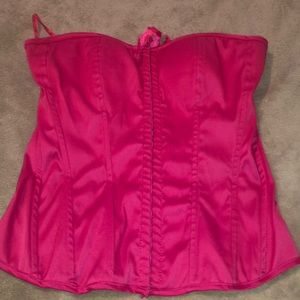 Pink corset